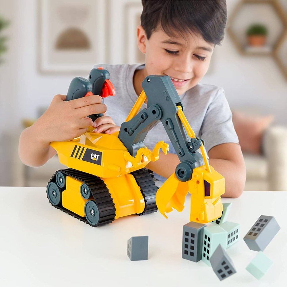 CAT Light & Sound Roaring Excavator Battery Operated Toy